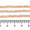 Imitation Jade Glass Beads Strands EGLA-A034-T2mm-MB23-5