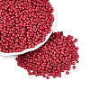8/0 3mm Baking Paint Glass Seed Beads Loose Spacer Beads X-SEED-S002-K5-1