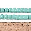 Opaque Glass Beads Strands GLAA-Q106-02A-B06-4
