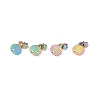 Ion Plating(IP) 304 Stainless Steel Ear Stud Findings STAS-O119-17A-M-3