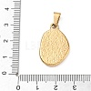 304 Stainless Steel Pendants SA-CBA34D4-03E-G-3