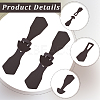 8Pcs 1-Hole PU Leather Buttons FIND-GF0008-82A-6