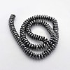 Electroplate Non-magnetic Synthetic Hematite Beads Strands X-G-J208H-03-2
