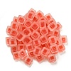 Frosted Acrylic European Beads OACR-G012-14A-3