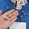 Zinc Alloy Pendant Bails FIND-CA0011-53AS-3