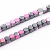 Electroplated Non-magnetic Synthetic Hematite Beads Strands G-L562-08A-1