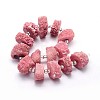 Natural Druzy Quartz Crystal Beads Strands G-F582-B09-2