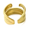 304 Stainless Steel Wide Open Cuff Rings for Women RJEW-Z043-01D-3