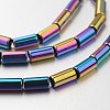 Electroplate Non-magnetic Synthetic Hematite Bead Strands G-F300-37C-02-1