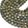 Natural Silver Leaf Jasper Beads Strands G-K389-A70-01-3