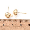 Brass Stud Earring Findings KK-G604-01G-04-3
