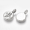 Tibetan Style Alloy Pendants TIBE-S316-023AS-RS-1