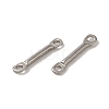 Non-Tarnish 304 Stainless Steel Connector Charms STAS-Q323-04B-P-2