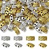 100Pcs 2 Colors Tibetan Style Multi-Strand Links TIBEB-YW0001-35-1