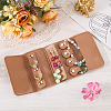 1Pc PU Leather Jewelry Rolls ABAG-CL0001-42-4