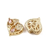Brass Pave Cubic Zirconia Multi-strand Links ZIRC-F145-01G-02-2