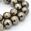 Round Non-magnetic Synthetic Hematite Beads Strands G-D617-10mm-28-1