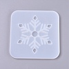 Christmas Snowflake Cup Mat Silicone Molds X-DIY-K017-13-2