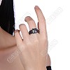 Brass Cubic Zirconia Finger Rings RJEW-BB30152-B-6-3