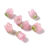 Tulip Opaque Acrylic Beads X-SACR-G022-01A-1