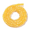 Baking Electroplate Glass Beads Strands DGLA-A039-J2MM-B13-2