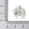 Brass Micro Pave Clear Cubic Zirconia Pendants X-KK-L238-04P-3