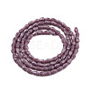 Opaque Solid Color Glass Beads Strands GLAA-N052-02-A07-2