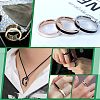 12Pcs 201 Stainless Steel Grooved Finger Ring Settings STAS-UN0038-95-7