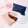 2Pcs 2 Colors PU Imitation Leather Envelope Glasses Bag FIND-GA0002-73-10