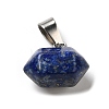 Natural Lapis Lazuli Pointed Pendants G-K335-03P-19-3