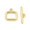 Brass Toggle Clasps KK-G416-67G-2