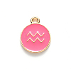 Alloy Enamel Pendants X-ENAM-S124-01B-03J-2