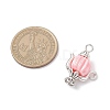 Acrylic & Tibetan Style Alloy Pendants PALLOY-JF04325-2