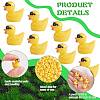 50Pcs Resin Ornaments Cute Little Yellow Duck Ornaments DIY Landscaping JX882A-6