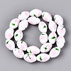 Frosted Handmade Lampwork Beads Strands LAMP-N037-03G-2