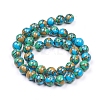 Synthetic Turquoise Beads Strands TURQ-G832-04-12mm-2
