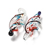 Handmade Lampwork Pendants LAMP-N025-02B-2