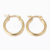 304 Stainless Steel Hoop Earrings EJEW-H344-02G-1
