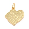 Real 18K Gold Plated Brass Charms KK-L206-010A-G-4
