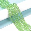 Electroplate Glass Beads Strands EGLA-A034-T8mm-L17-4