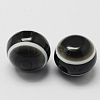 Round Evil Eye Resin Beads RESI-R159-12mm-02-1