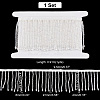 AHADEMAKER 1 Yard Glass Beaded Tassel Ribbon OCOR-GA0001-50A-2