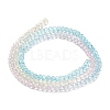 Transparent Painted Glass Beads Strands DGLA-A034-T1mm-A21-5