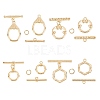 8Set 4 Style Brass Toggle Clasps KK-GA0001-16-1