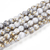 Baking Paint Glass Beads Strands DGLA-N003-4mm-B01-1