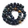 Natural Tiger Eye Dyed Beads Strands G-H028-A01-03-3