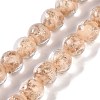 Handmade Gold Sand Lampwork Beads LAMP-Z009-01J-1
