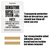 Acrylic Blank Table Signs AJEW-WH0476-009-3