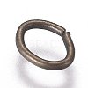 Iron Open Jump Rings IFIN-WH0051-74B-AB-1