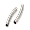 Non-Tarnish 304 Stainless Steel Tube Beads STAS-B047-27E-P-2